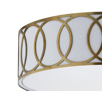 Aria Metal LED Flush Mount - JONATHAN Y